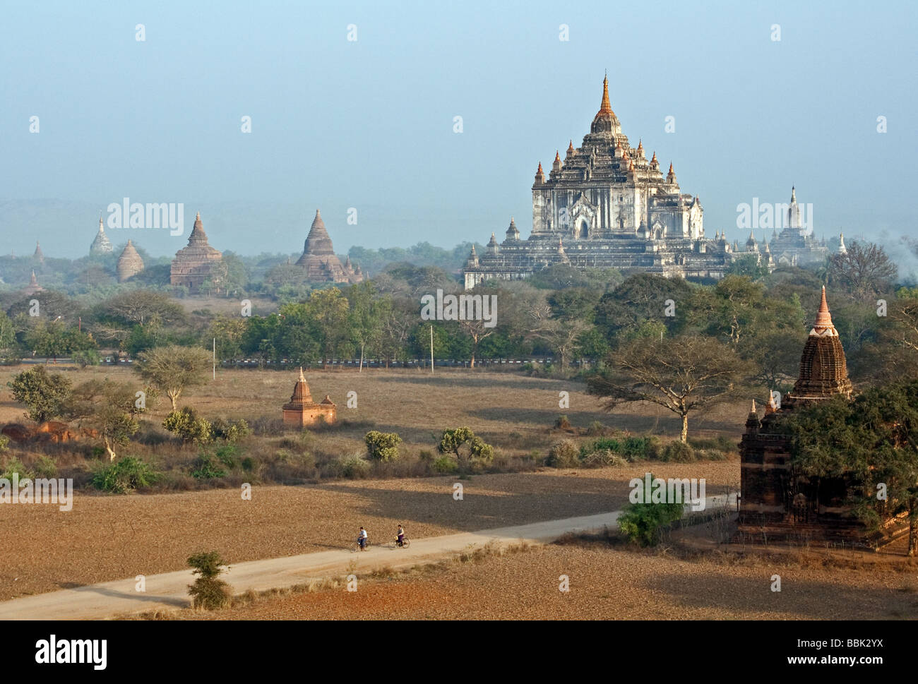 Thatbyinnyu Pagode in Bagan, Myanmar (Burma) Stockfoto