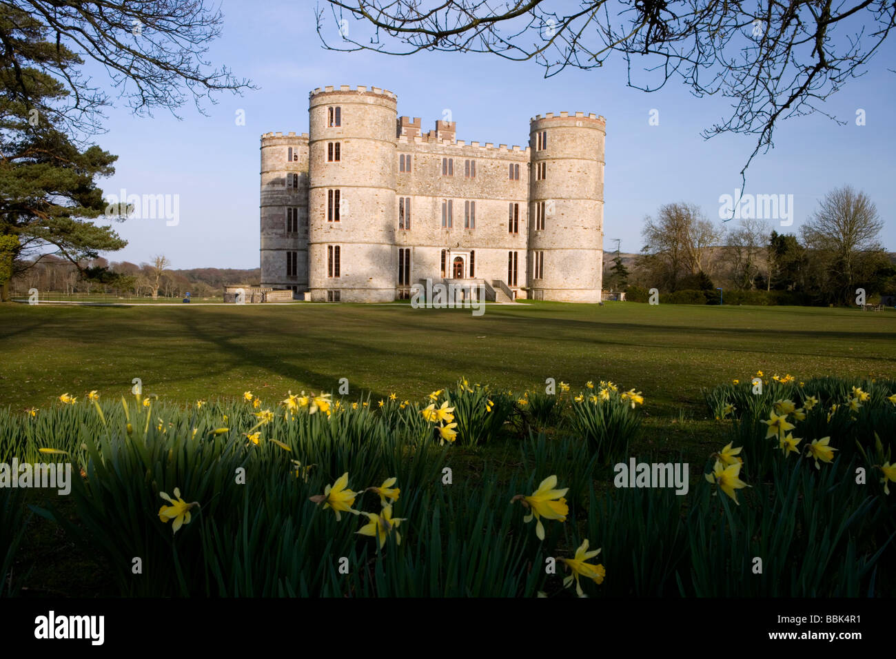 Lulworth Castle in Dorset, Großbritannien Stockfoto