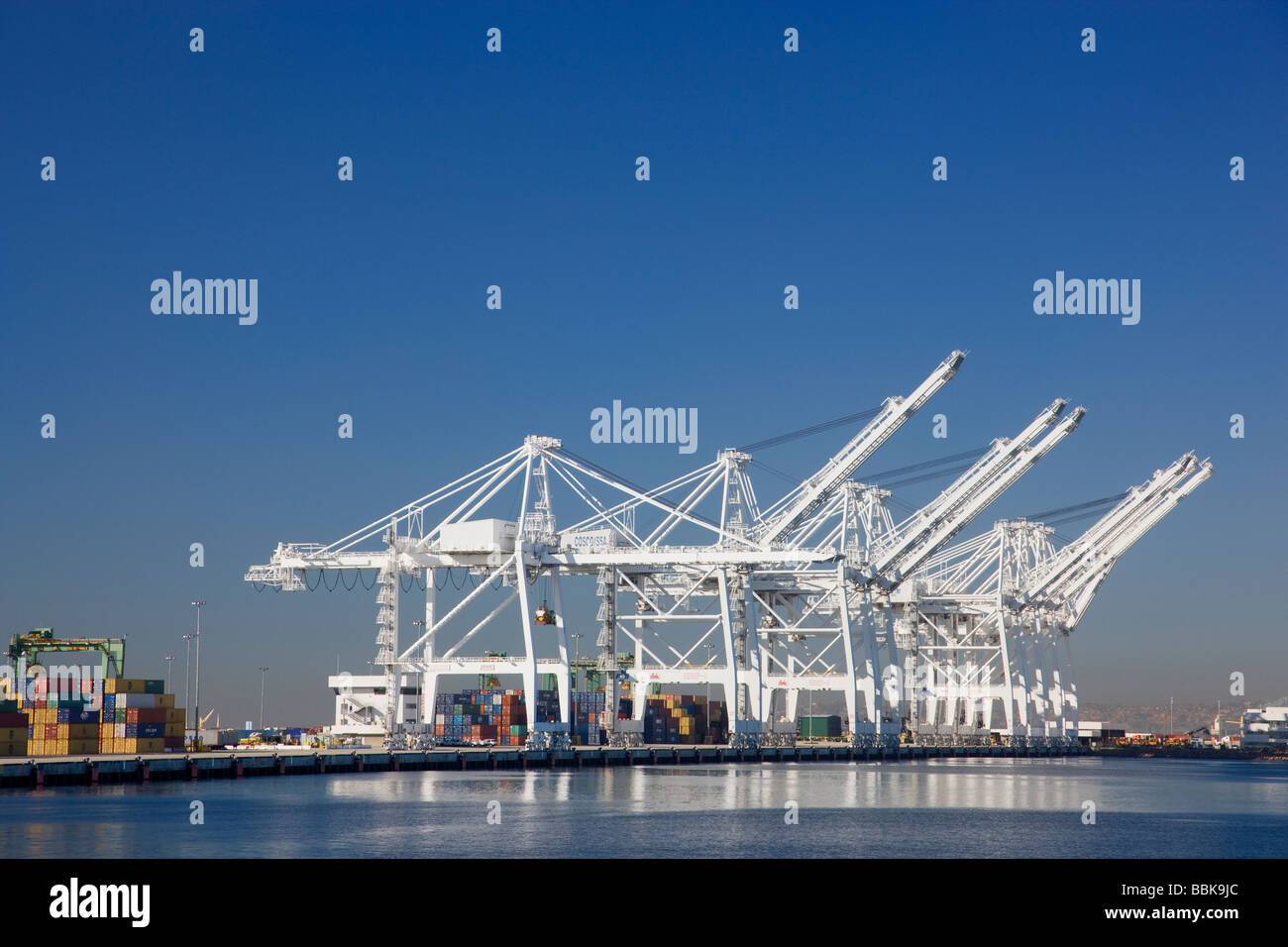 Hafen von Long Beach California Stockfoto