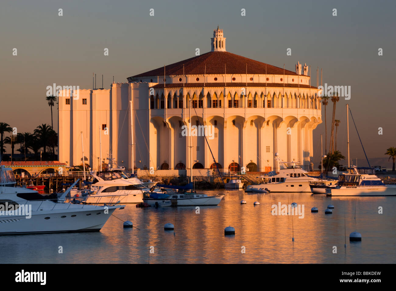 Casino-Avalon-Catalina Island-Kalifornien Stockfoto