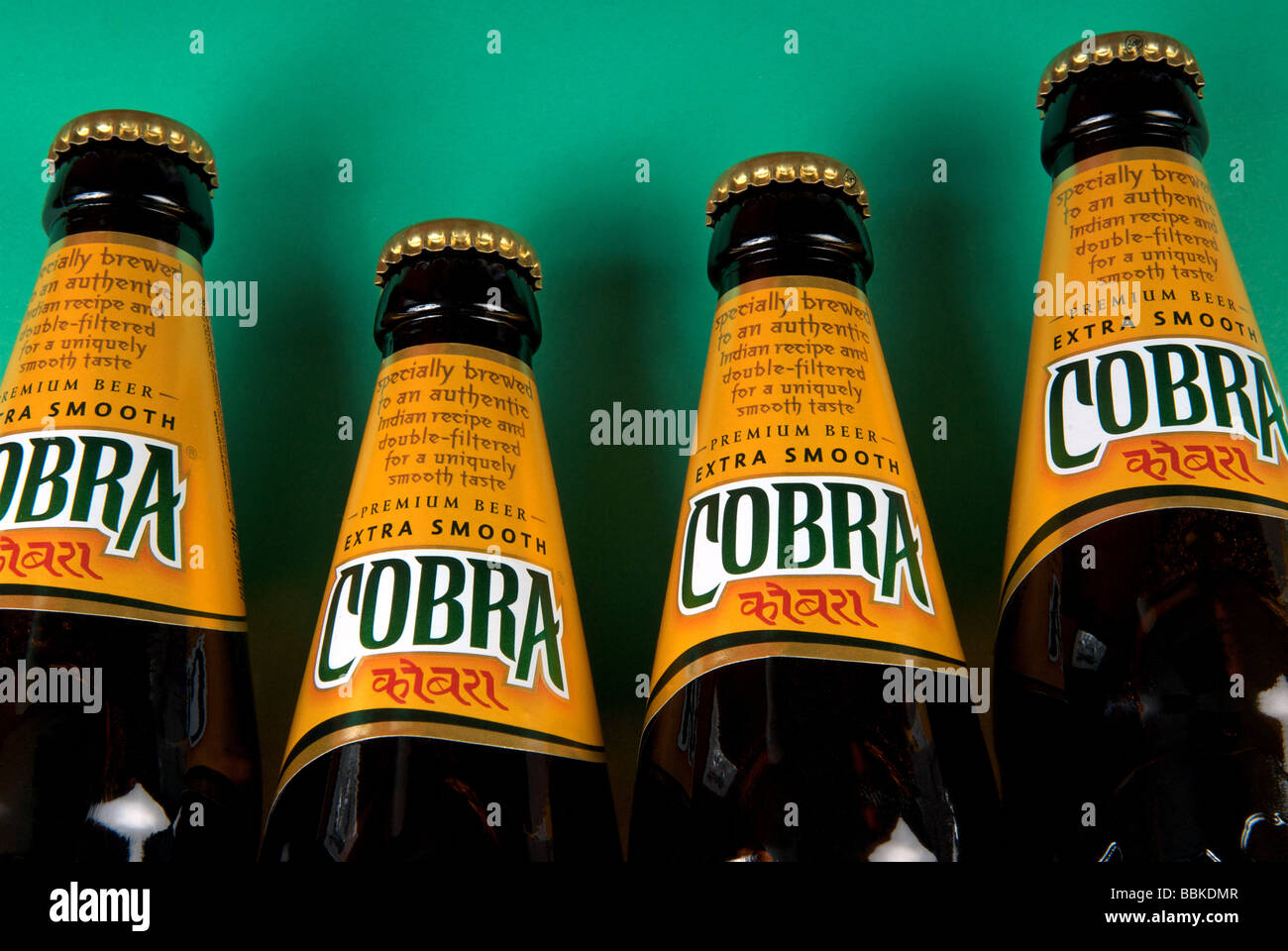 Cobra Flaschenbier. Stockfoto