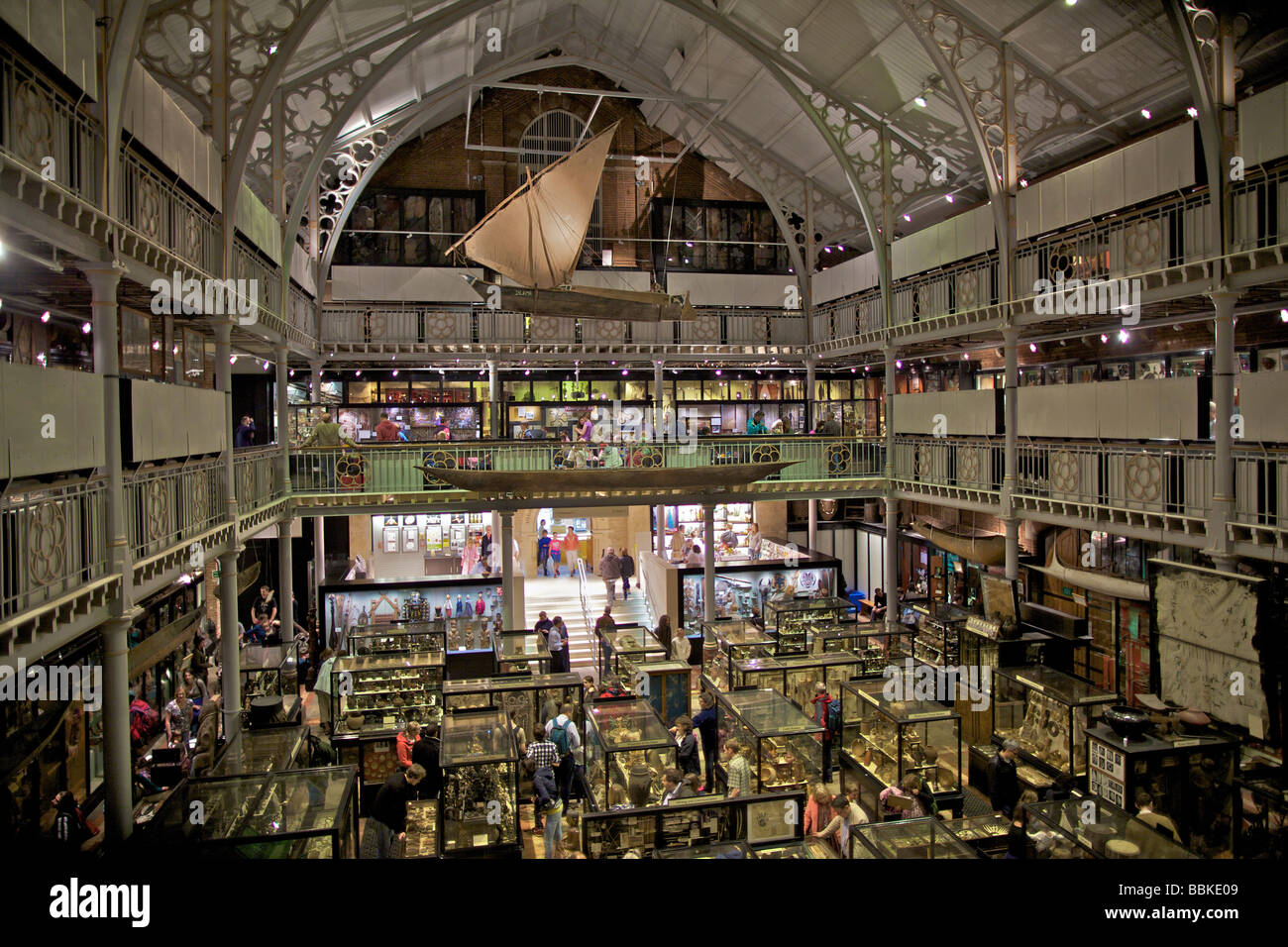 Pitt Rivers archäologische und anthropologische Museum an der Oxford University in England Stockfoto