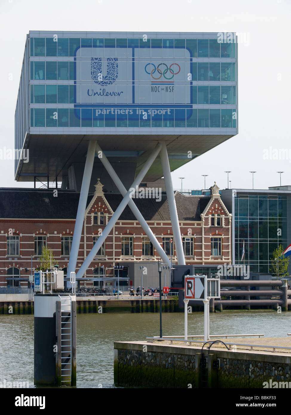 Hauptsitz des Unilever-Konzerns in Rotterdam in den Niederlanden Stockfoto