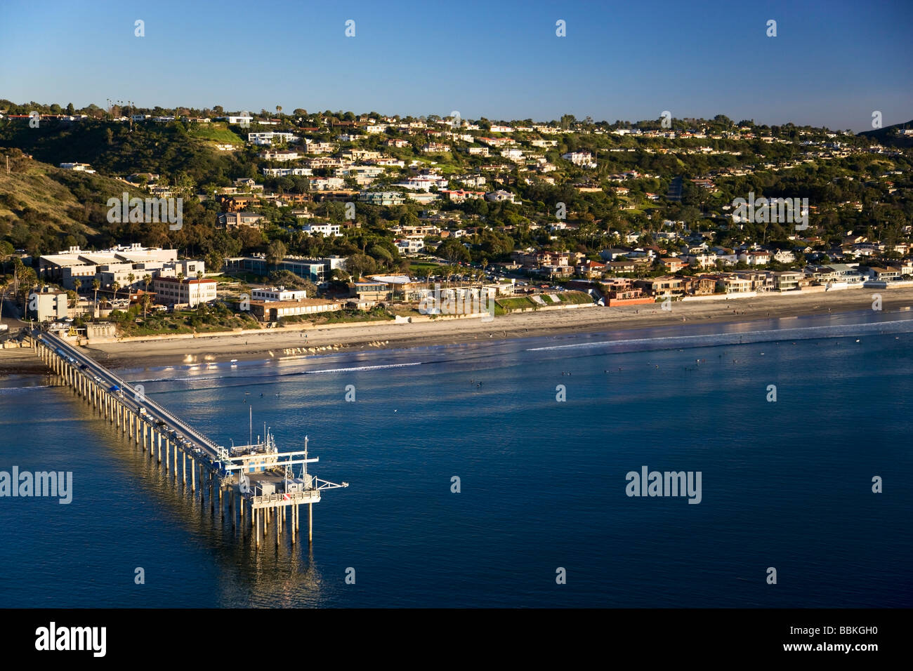 Scripps Pier La Jolla San Diego County, Kalifornien Stockfoto