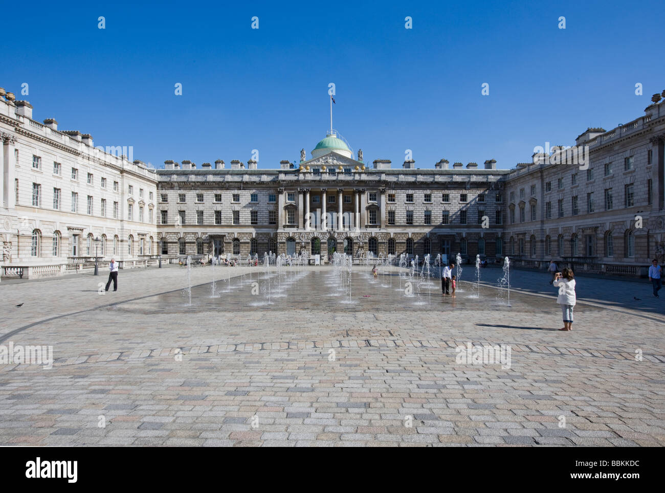 Somerset House der Strang-London Stockfoto