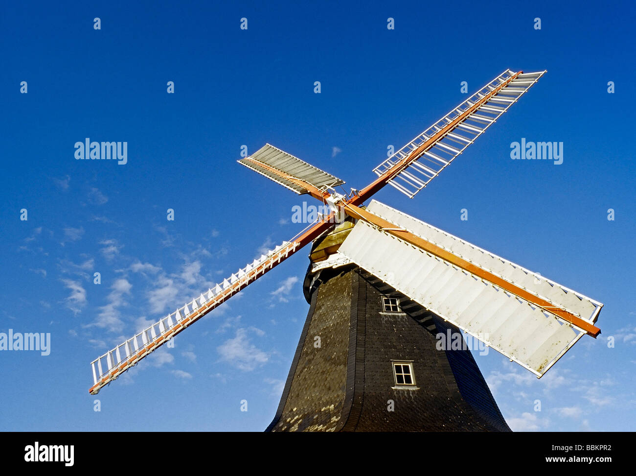 Worpsweder Muehles, Windmühle, Worpswede, Teufelsmoor, Teufels Moor, Niedersachsen, Deutschland, Europa Stockfoto