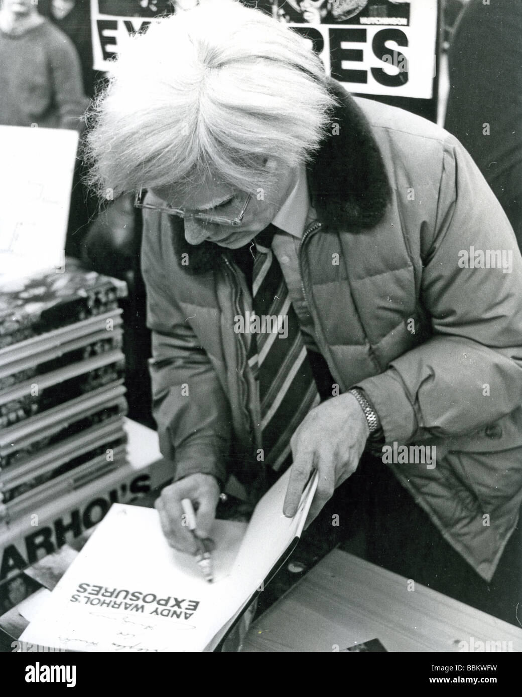 ANDY WARHOL U.S. Künstler und Filmproduzent signiert Autogramm Stockfoto