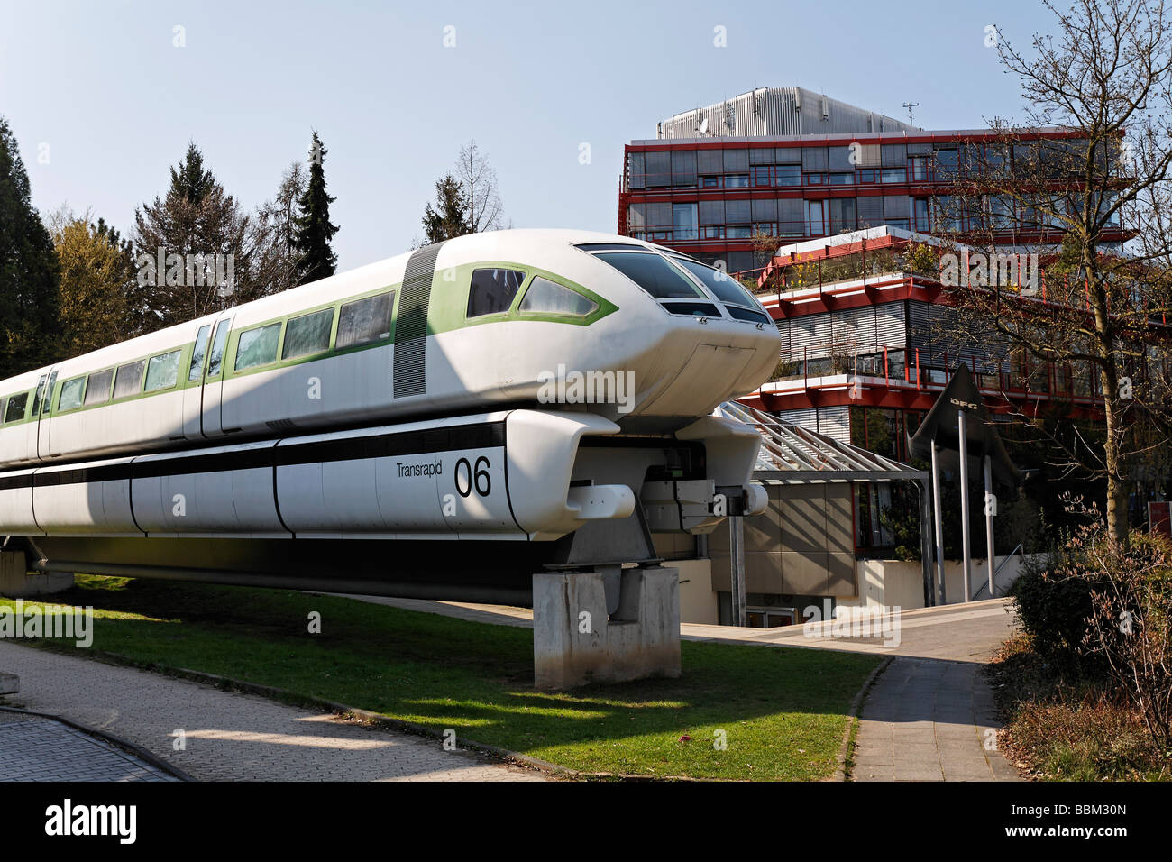 Deutsches Museum Bonn, Transrapid 06, Nordrhein-Westfalen, Deutschland, Europa Stockfoto