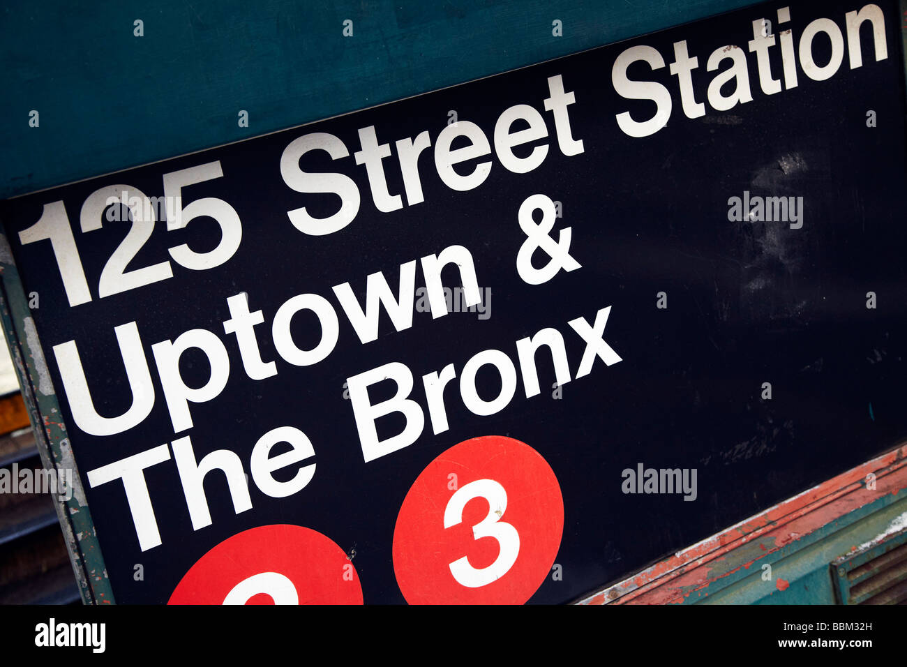 125th Street U-Bahn Station New York Stockfoto