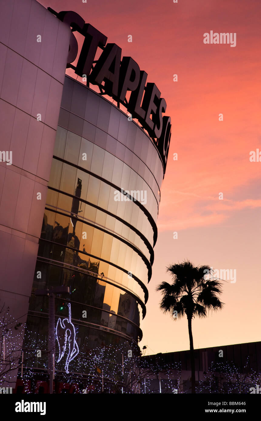 L A LIVE Unterhaltung Campus Downtown Los Angeles Kalifornien Stockfoto