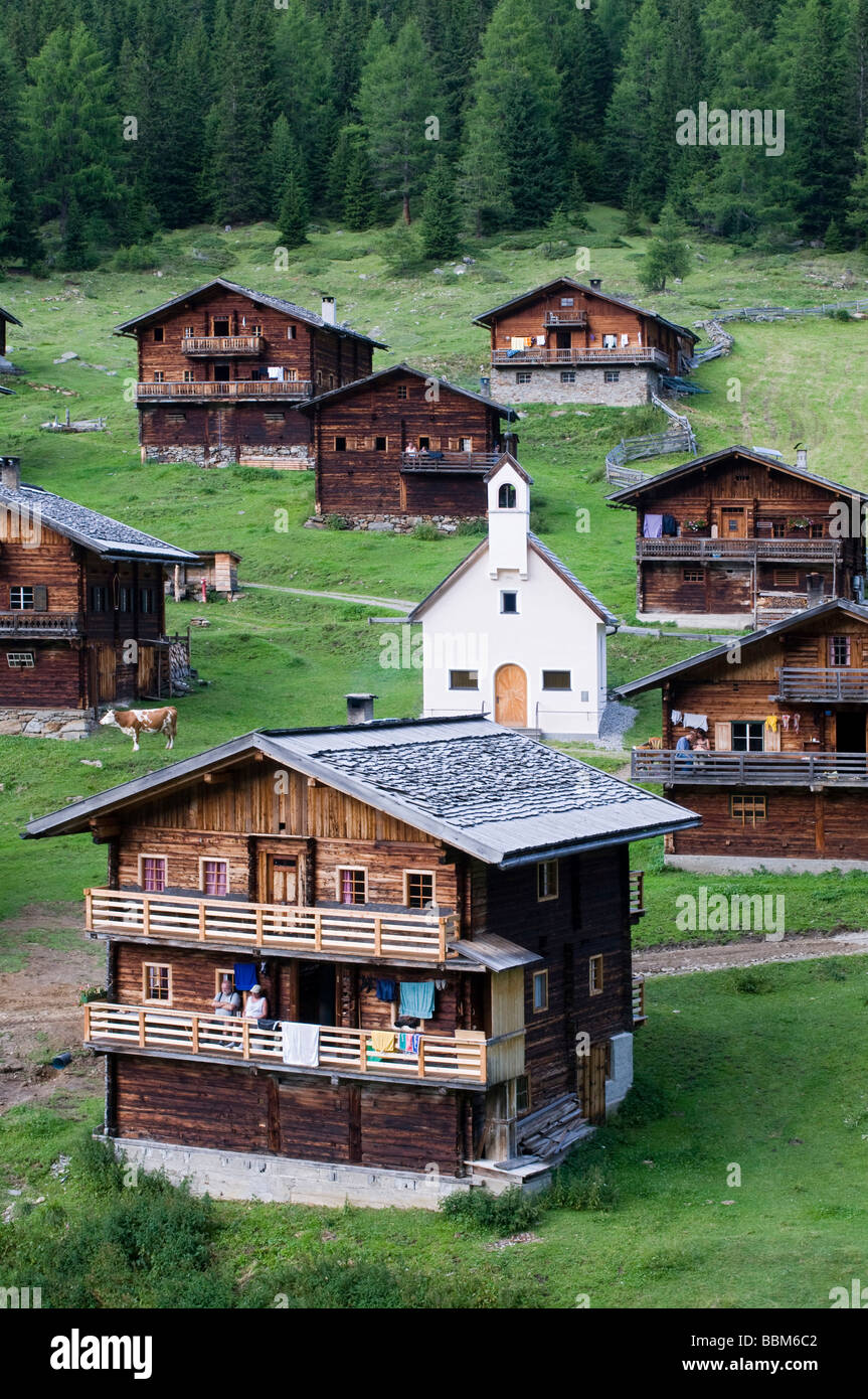 Oberstaller alpine Weide, Innervillgraten, Ost-Tirol, Österreich, Europa Stockfoto