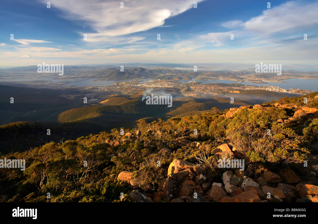 Mount Wellington Hobart Tasmanien Stockfoto