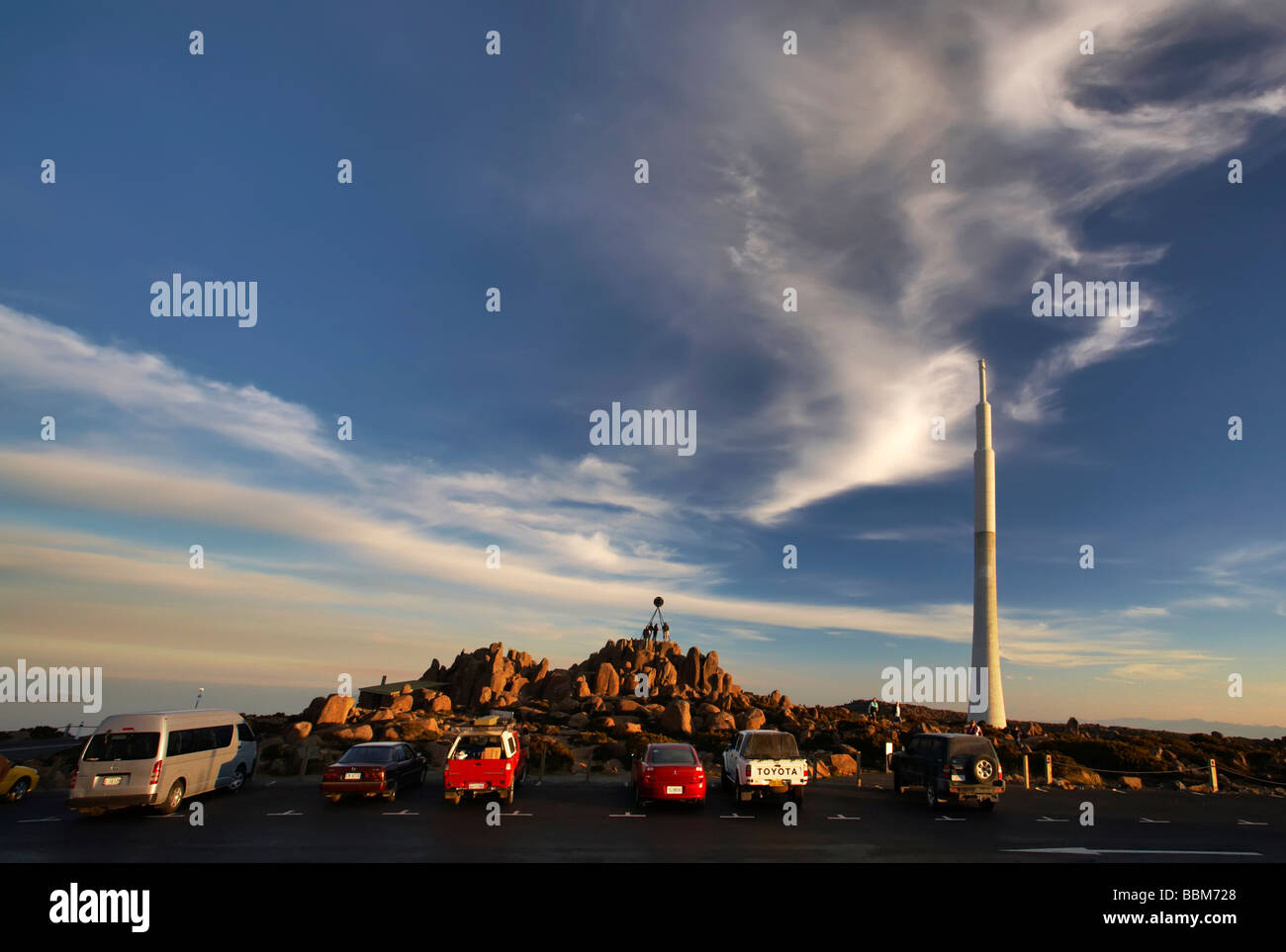 Mount Wellington Hobart Tasmanien Stockfoto