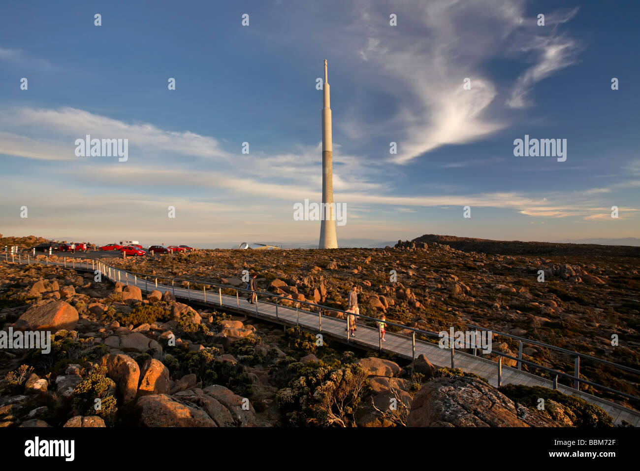 Mount Wellington Hobart Tasmanien Stockfoto