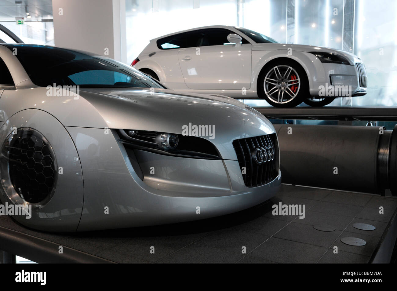 Audi-Studien, Prototypen, Museum Mobile, Audi Welt, Audi, Ingolstadt, Bayern, Deutschland, Europa Stockfoto
