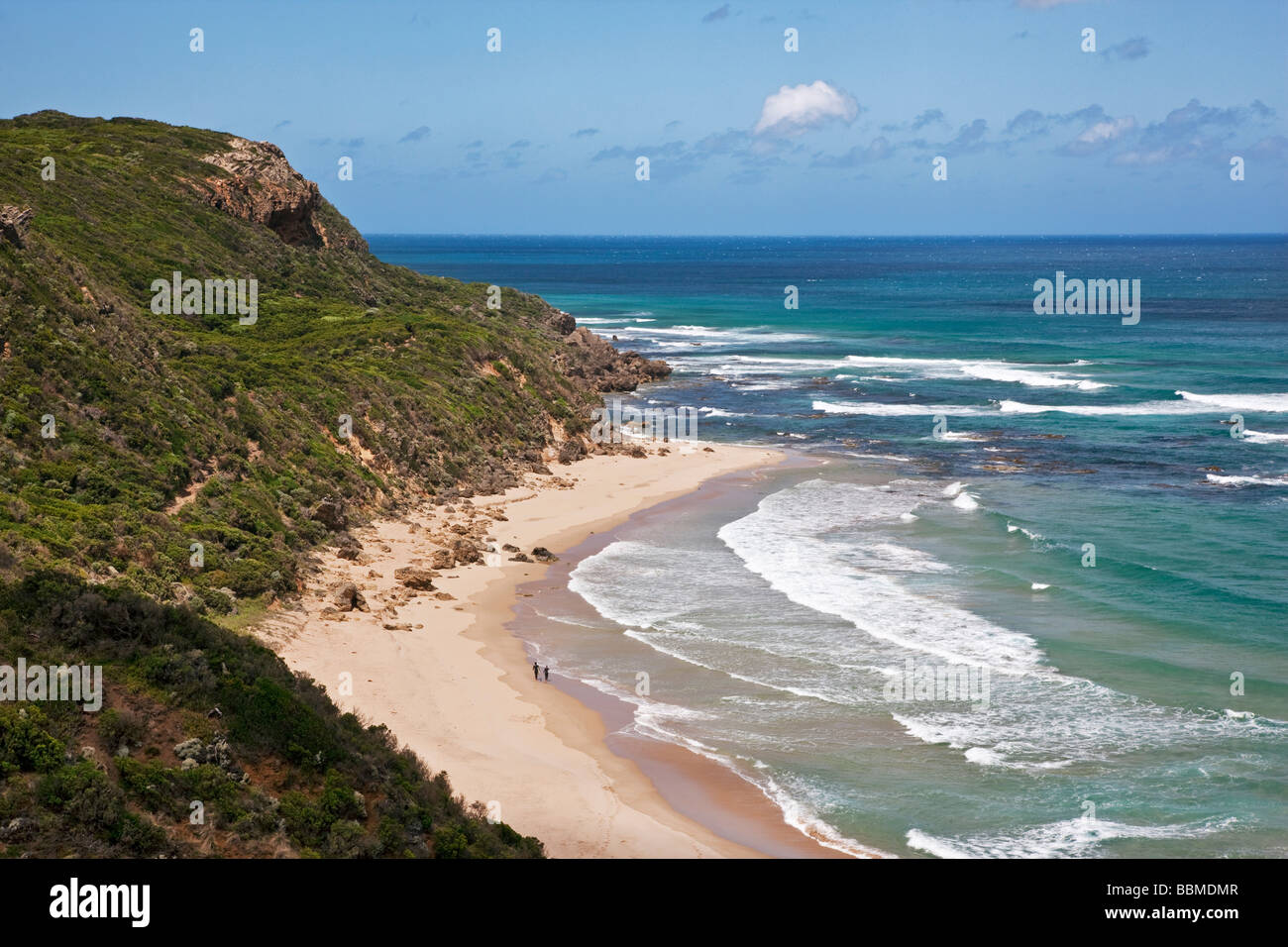 Australien, Victoria. Der Aussichtspunkt am Glenaire aus der Great Ocean Road, südwestlich von Melbourne. Stockfoto