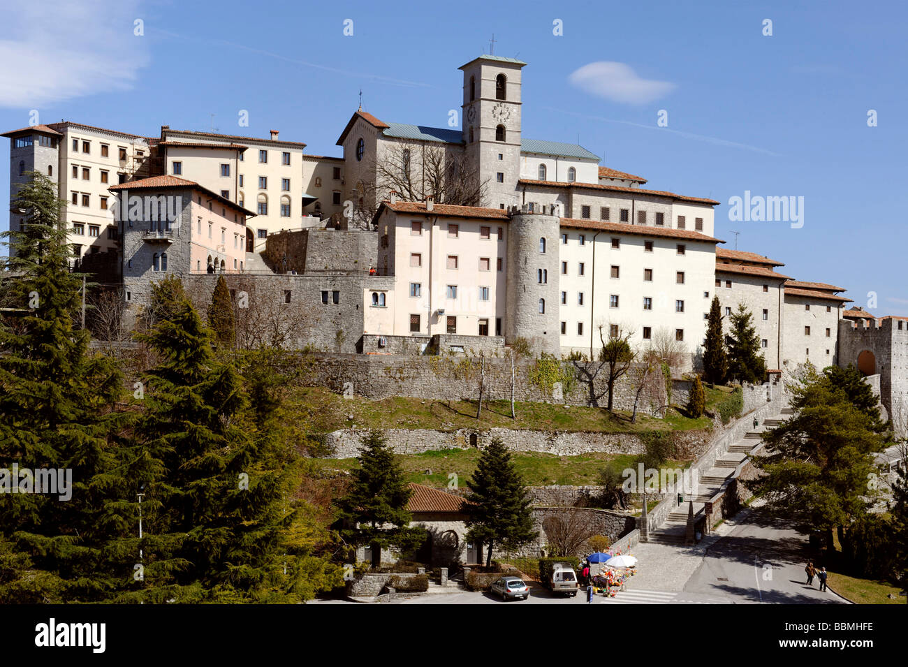Wallfahrtskirche Maria Castelmonte, Friaul-Julisch Venetien, Italien, Europa Stockfoto