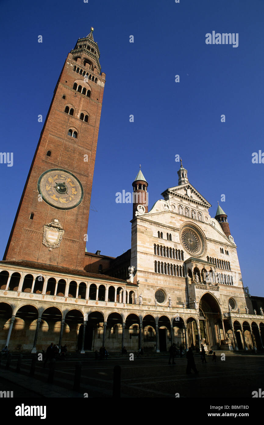 Italien, Lombardei, Cremona, Kathedrale Stockfoto