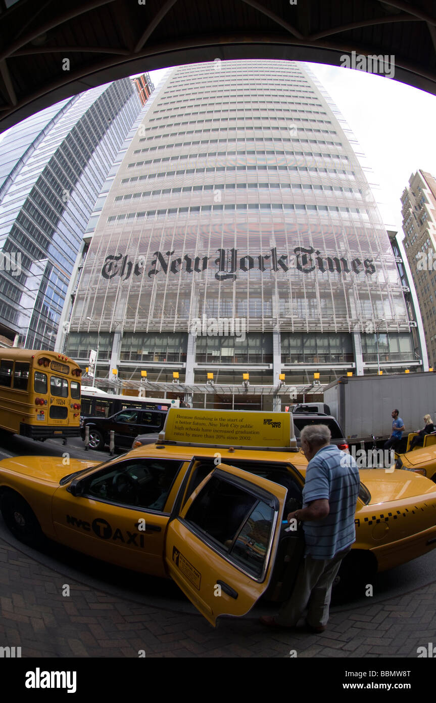 Die Büros von der New York Times in Midtown in New York am Freitag, 22. Mai 2009 Frances M Roberts Stockfoto