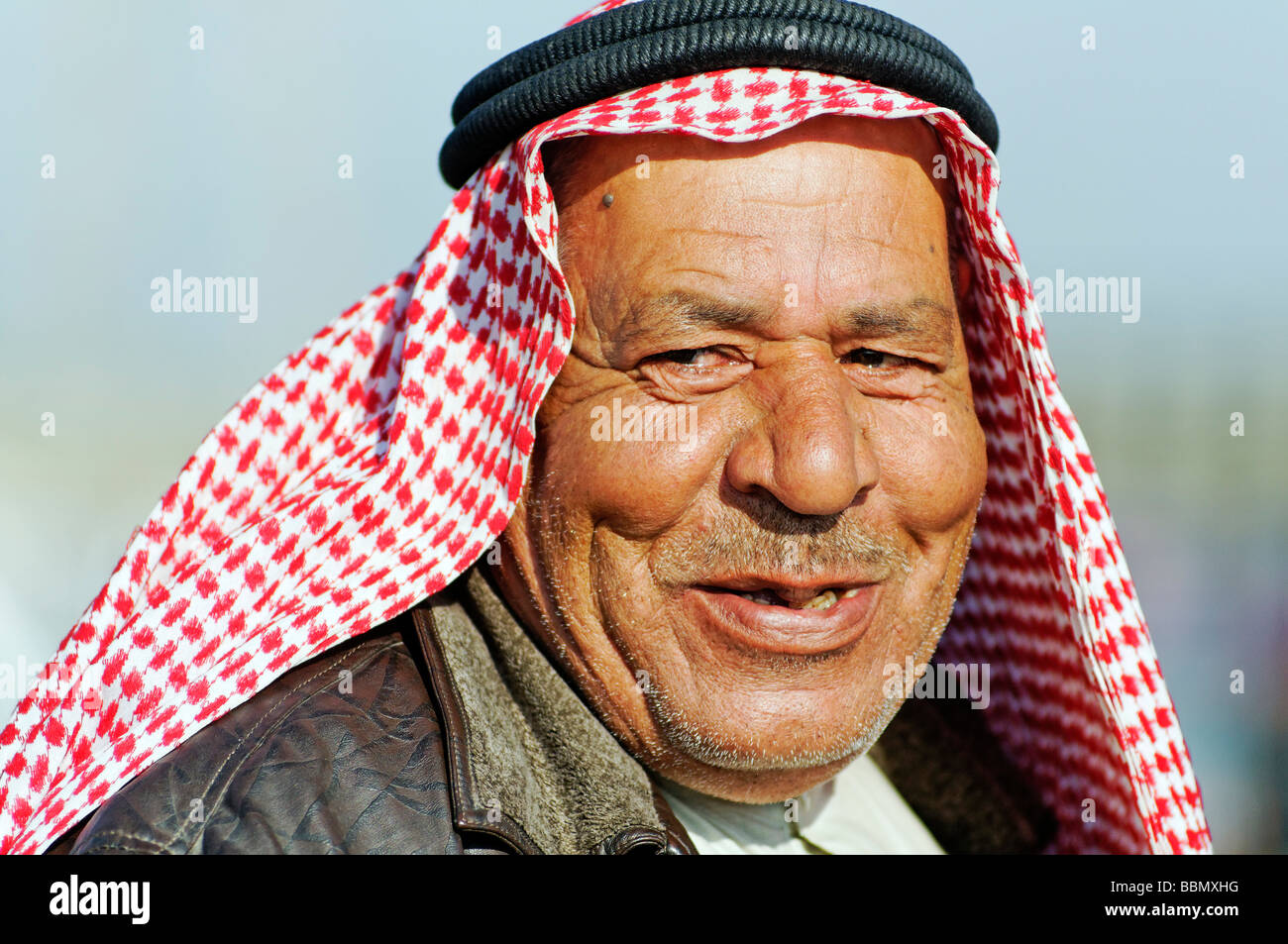 Portrait Mann, Kafseh, Syrien, Asien Stockfoto