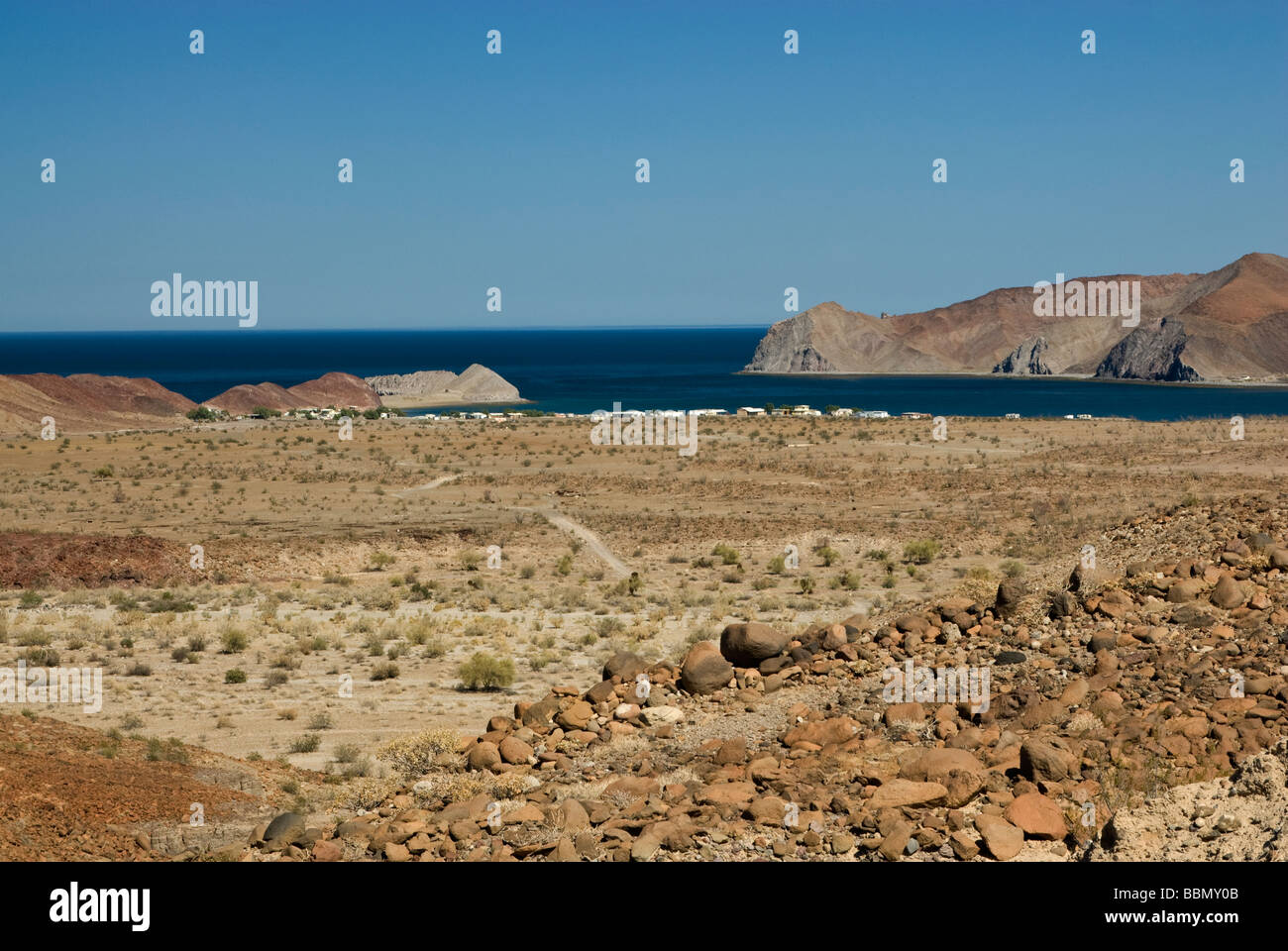 Punta Willard am Meer von Cortez Küste südlich von Puertecitos Baja California Mexiko Stockfoto