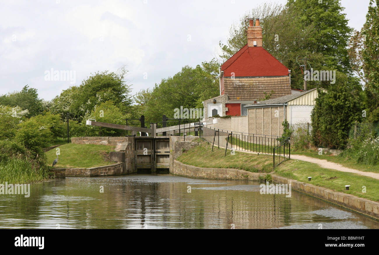 Chesterfield Kanal Shireoaks in der Nähe von Worksop Nottinghamshire England GB UK 2009 Stockfoto