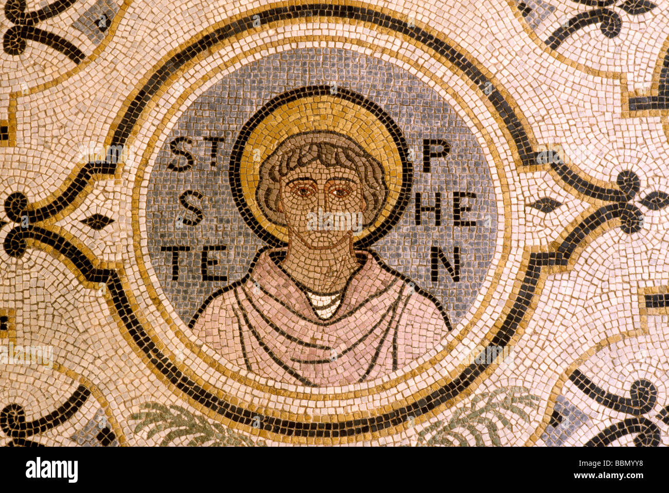 St. Stephen Walbrook Kirchenraum City of London Stock Mosaik von Saint Stephen England UK Stockfoto
