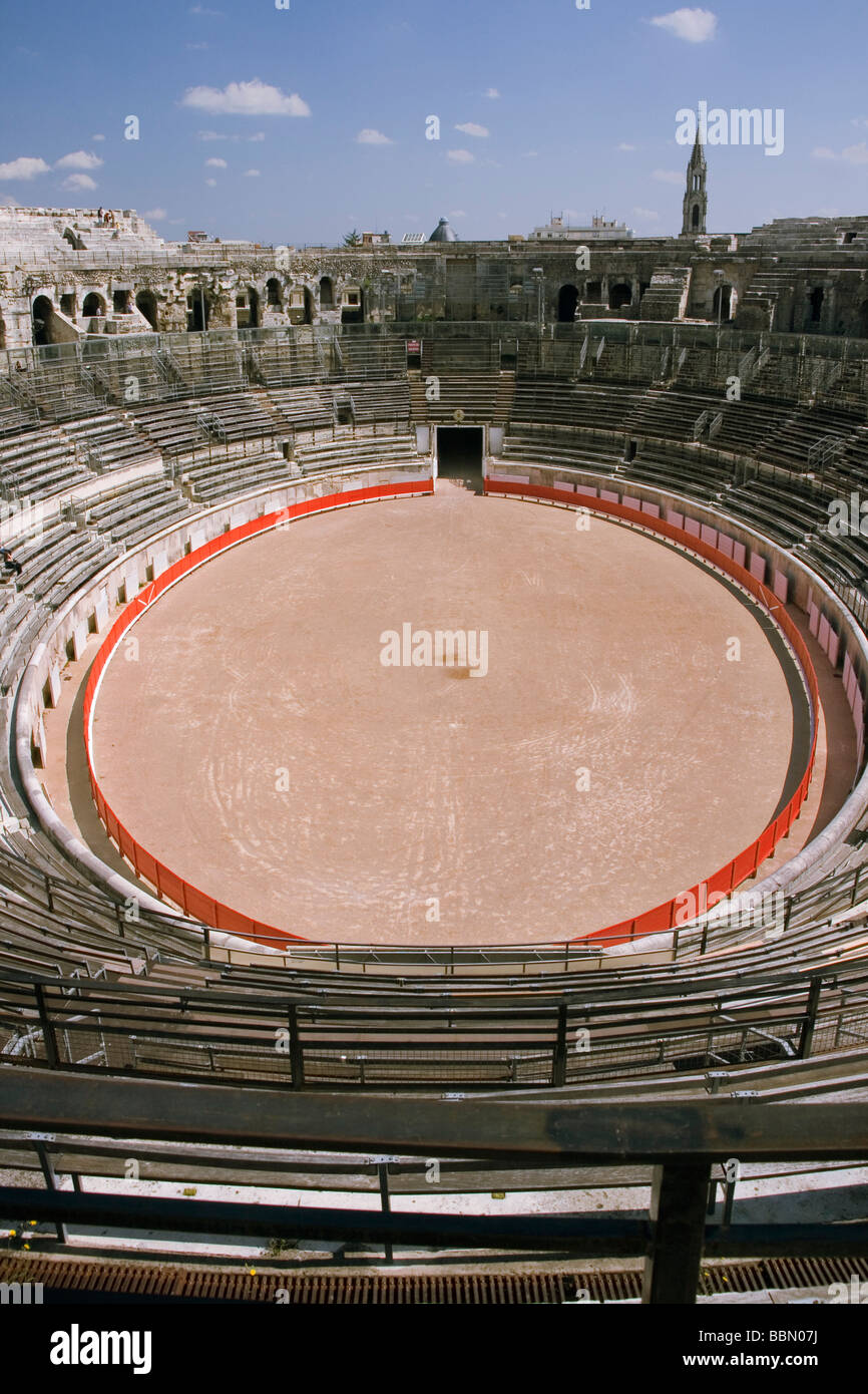 Arena von Nimes Stockfoto