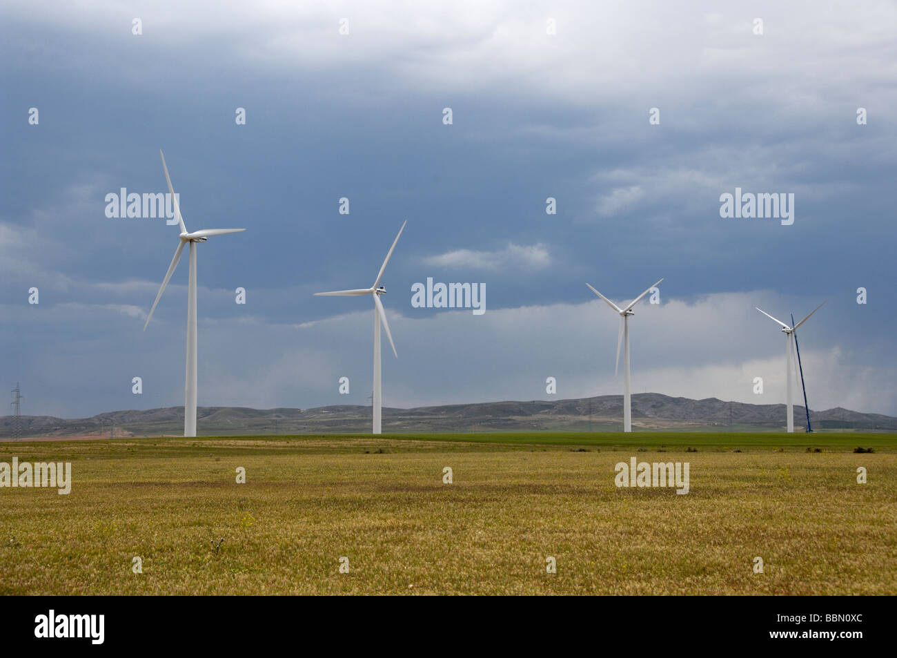 Turbine äolisch Energie Stockfoto