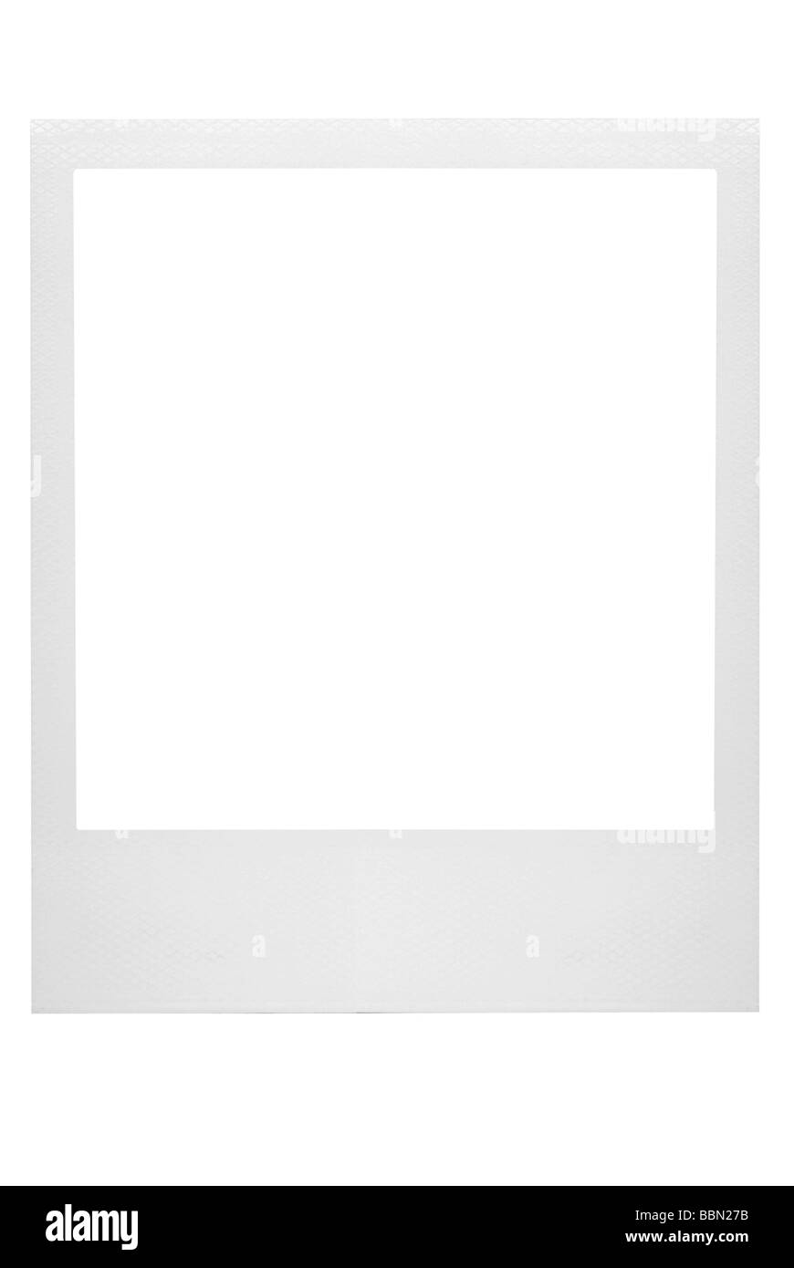 Polaroid Bild mit leeren Rahmen Stockfotografie - Alamy