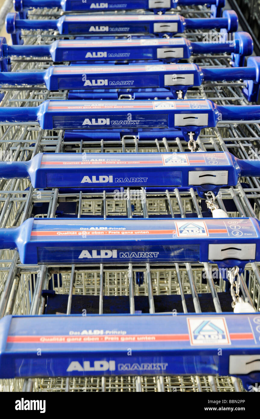 Shopping Cart, Aldi, Zweig, Markt, Essen, NRW, NordrheinWestfalen