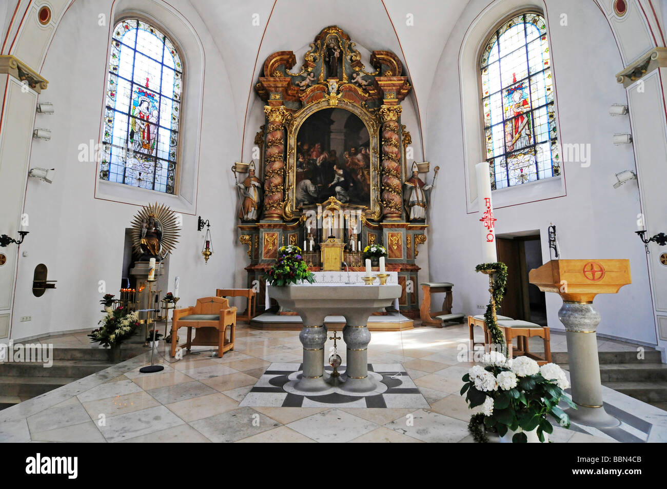 Sankt Antonius-St.-Antonius-Kirche, Bad Wuennenberg, Sauerland, Nordrhein-Westfalen, Deutschland, Europa Stockfoto