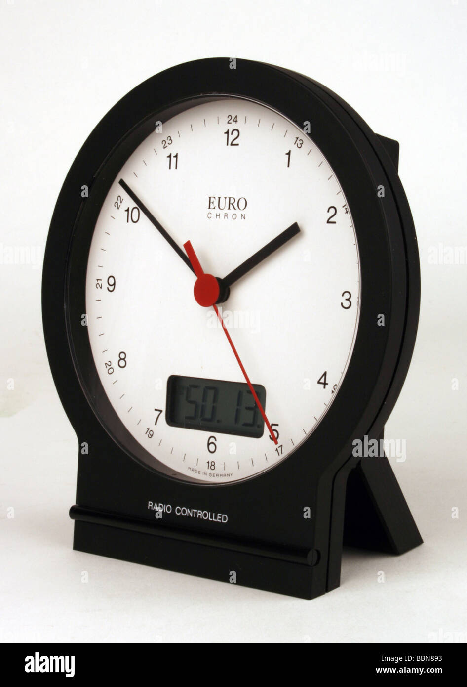 Radio Controlled Desk Clock Eurochron Rcc 4000 Stockfotos Radio
