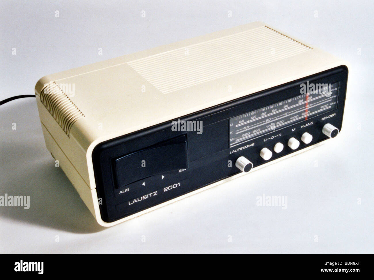 Rundfunk, Radio, Hörfunk, Hörfunkgerät "Lausitz 2001", hergestellt vom Kombinat Robotron-Elektronik Hoyerswerda, DDR, 1975, Stockfoto