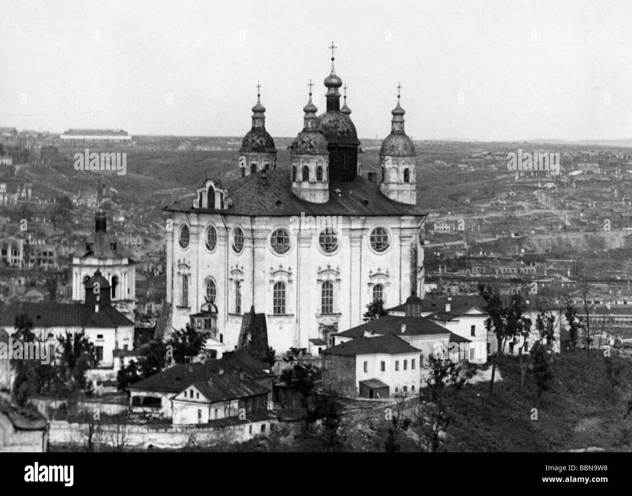 Veranstaltungen, Zweiter Weltkrieg / zweiter Weltkrieg, Russland, Städte / Dörfer / Landschaften, Smolensk, September 1941, Stockfoto