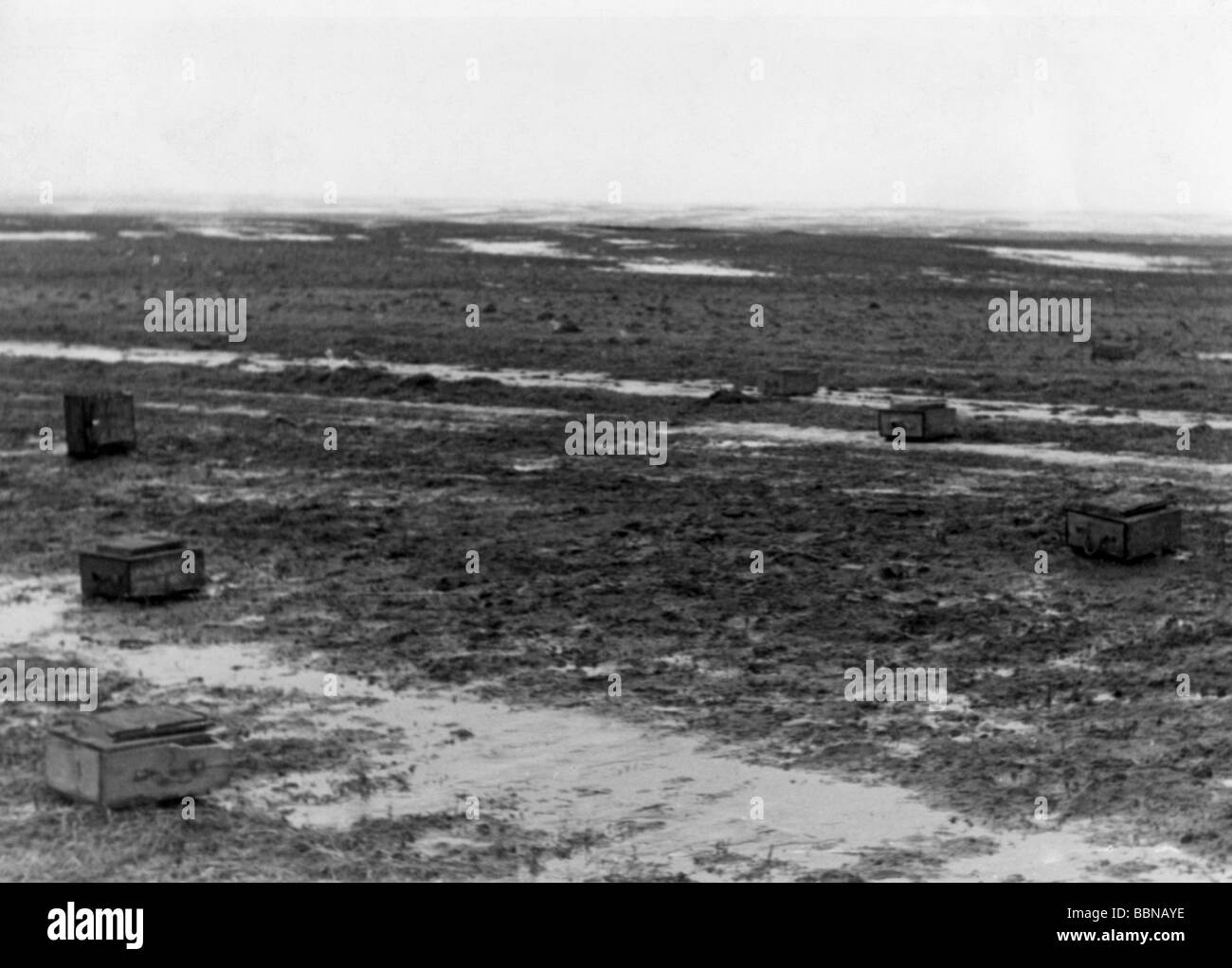 Ereignisse, Zweiter Weltkrieg / zweiter Weltkrieg, Russland 1944 / 1945, sowjetischen Holzminen, Britskoye-Gebiet, Ukraine, Ende Januar 1944, Mine, 20. Jahrhundert, historisch, historisch, Ostfront, Sowjetunion, UdSSR, vierziger Jahre, Stockfoto