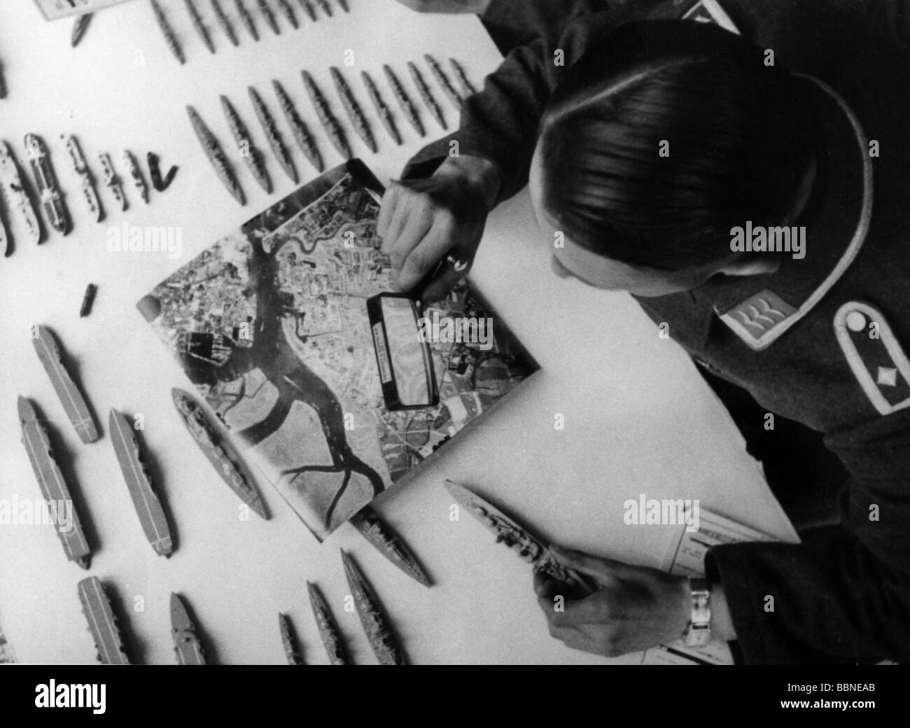 Ereignisse, Zweiter Weltkrieg/zweiter Weltkrieg, Luftkrieg, England, Vorbereitungen für einen bombenangriff auf England, 1942, Stockfoto