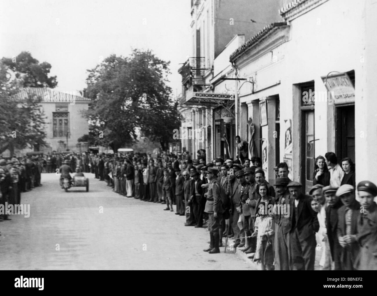 Ereignisse, Zweiter Weltkrieg/zweiter Weltkrieg, Griechenland, BalkanKampagne 1941, Athen, kurz