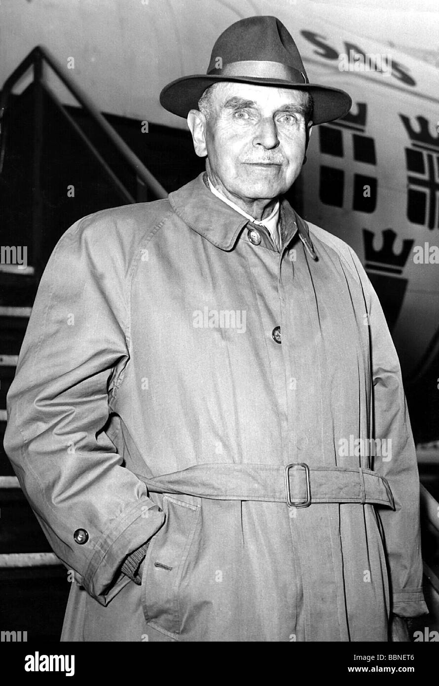 Hahn, Otto, 8.3.1879 - 28.7.1958, deutscher Chemiker, halbe Länge, ca. 1960er Jahre, Stockfoto