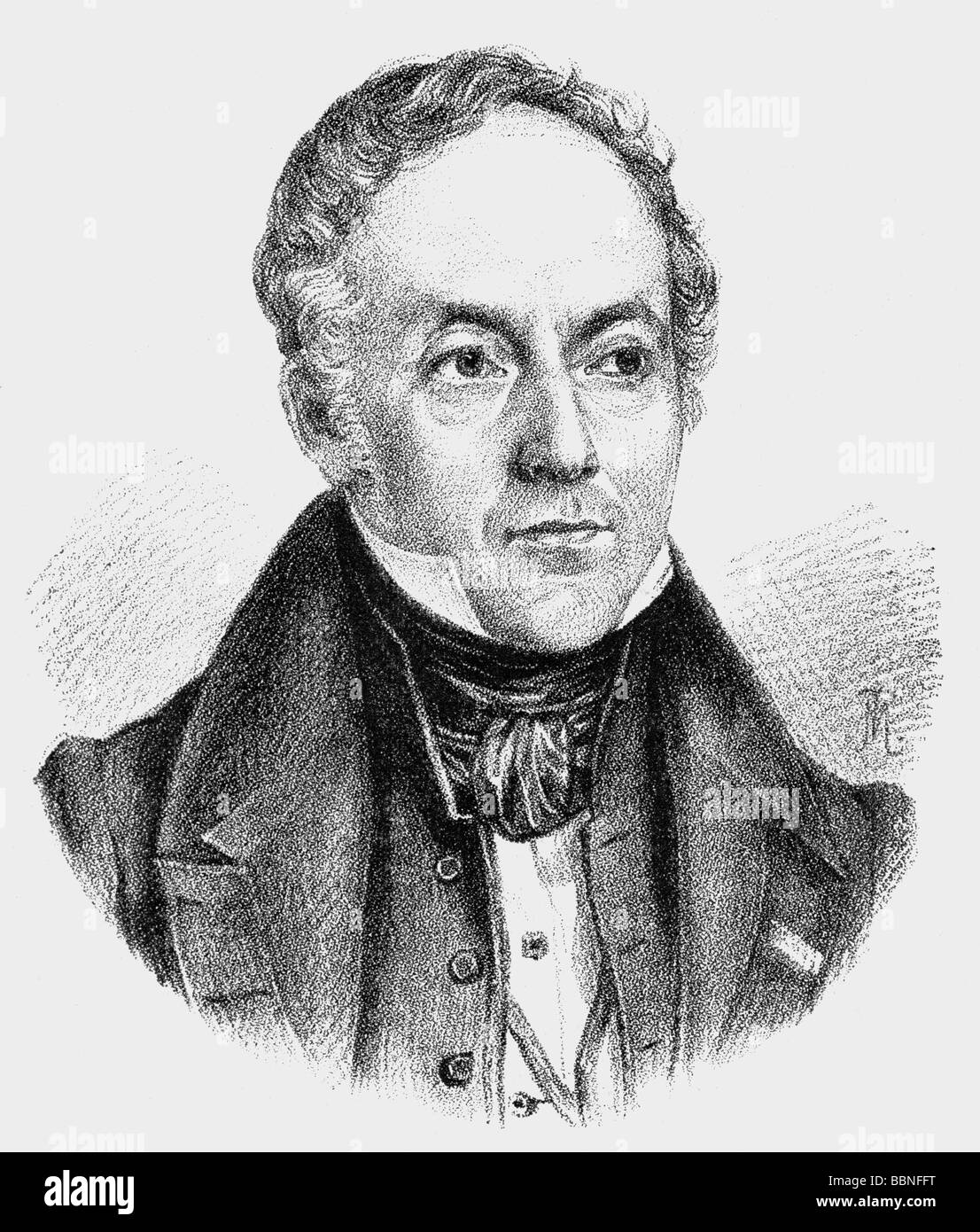 Guizot, Francois, 4.10.1787 - 12.9.1874, französischer Historiker und Politiker, Porträt, Holzgravur, 19. Jahrhundert, Stockfoto