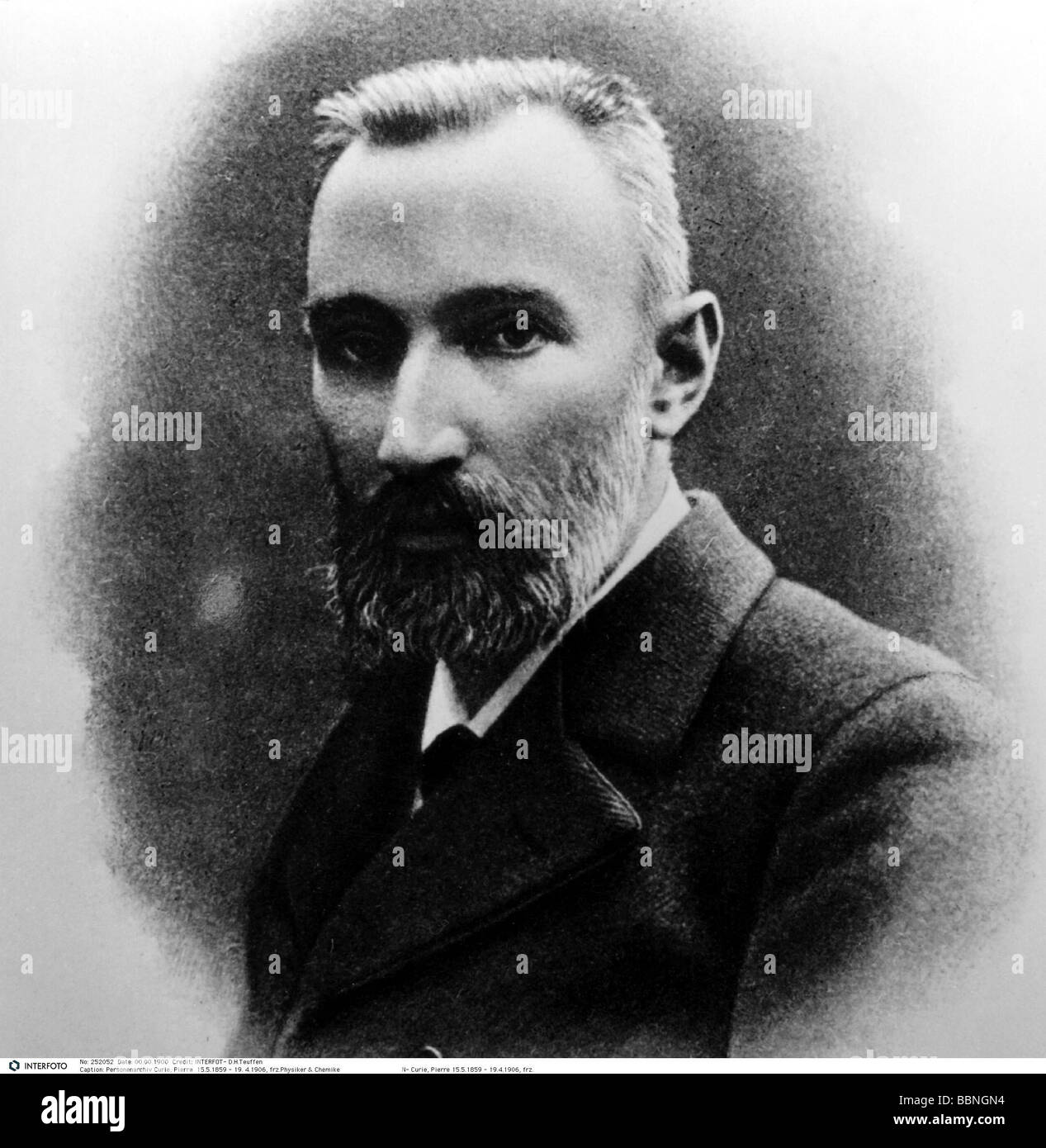 Curie, Pierre, 15.5.1859 - 19.4.1906, französischer Physiker, Apotheke, Porträt, Foto, 19. Jahrhundert, Stockfoto