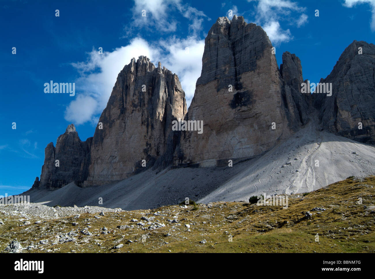 Geographie/Reisen, Italien, Südtirol, Sextner Dolomiten, Rückseite der Drei Zinnen, Additional-Rights - Clearance-Info - Not-Available Stockfoto