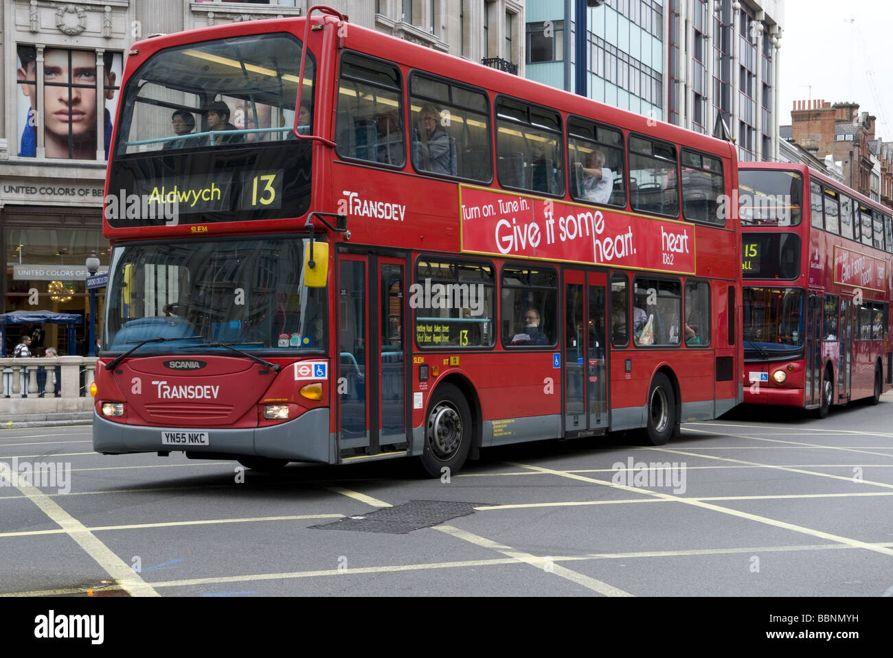 Geographie/Reisen, Großbritannien, London, Oxford Street, Doppeldeckerbusse, Additional-Rights - Clearance-Info - Not-Available Stockfoto