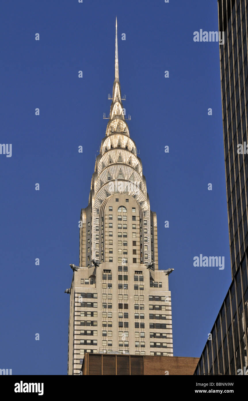 Geographie/Reisen, USA, New York City, Chrysler Building, Midtown, Manhattan, Außenansicht, Additional-Rights - Clearance-Info - Not-Available Stockfoto