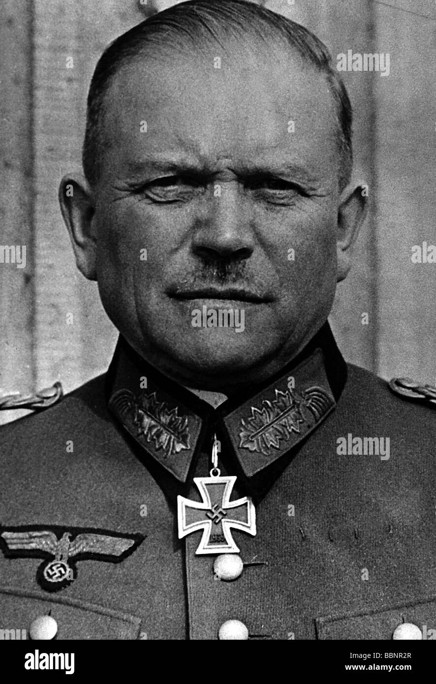 Guderian, Heinz, 17.6.1888 - 14.5.1954, Deutscher General, Porträt, 3.7.1940, Stockfoto