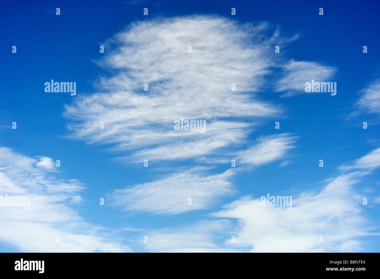 Wolkengebilde Stockfoto