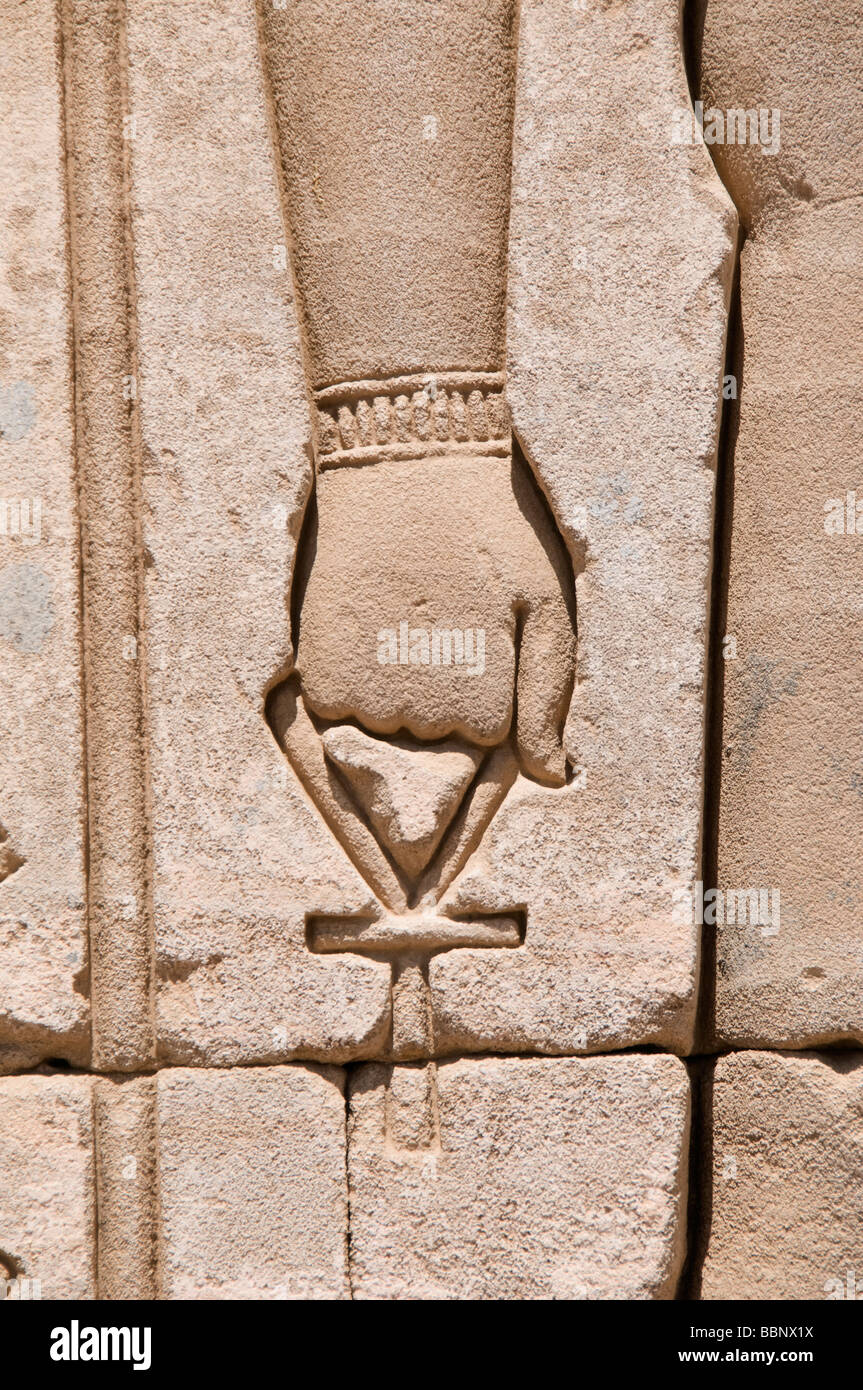 Ankh Dendera römischen Tempelanlage Ägypten ägyptisch Stockfoto