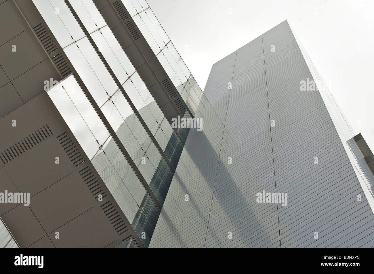 Gerechtigkeit, die Gebäude von Manchester City Centre Stockfoto