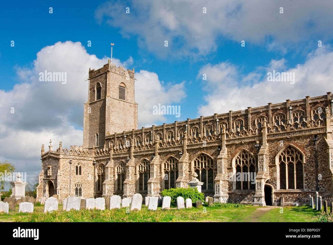 Holy Trinity Church in Blythburgh in Suffolk Stockfoto