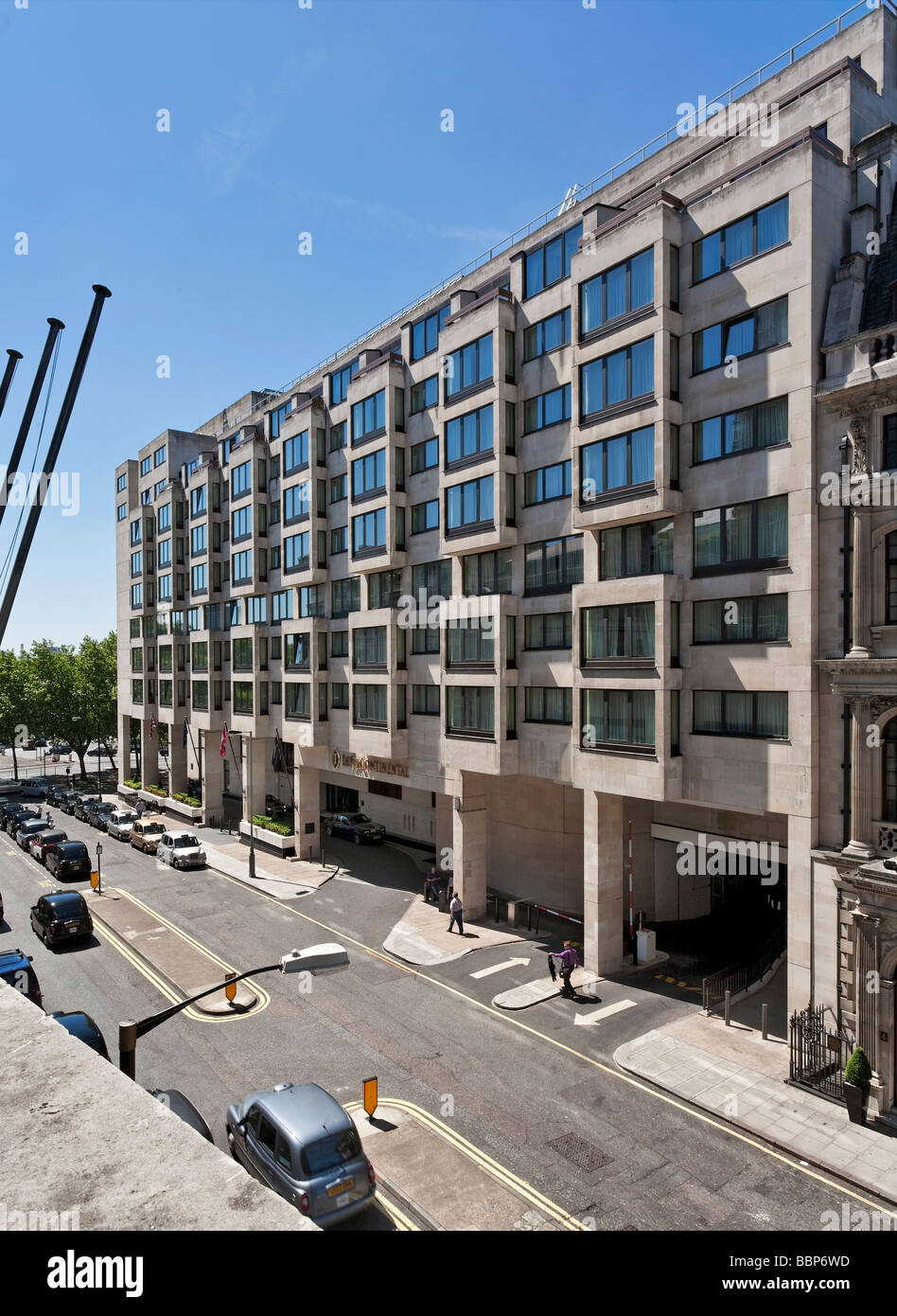 Das Hotel Intercontinental in der Park Lane, London. Stockfoto